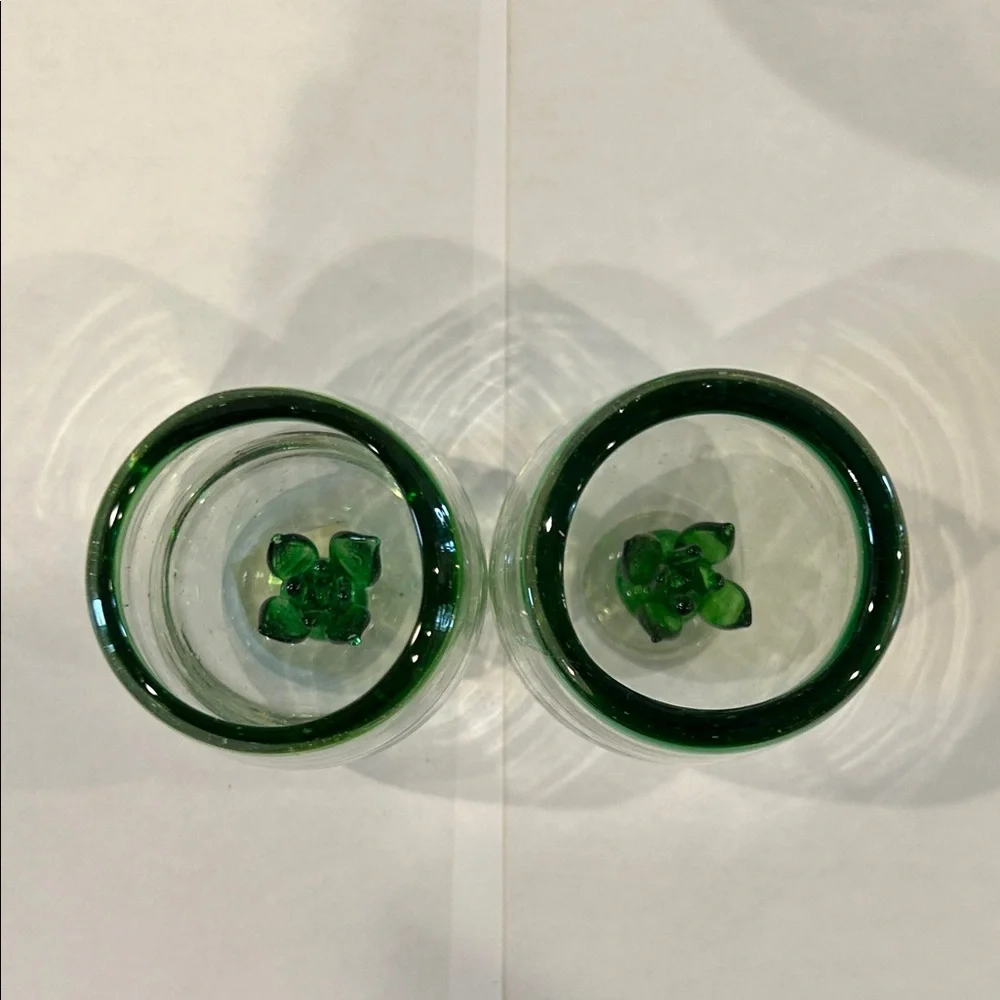 Agave Hand-Blown Glass Decanter and 6 Shot Glasses - Picture 14 of 16